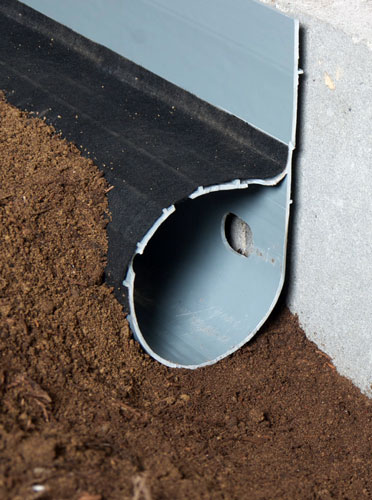 our smartpipe crawl space drainage system
