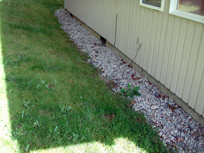 What are some different exterior drainage systems?
